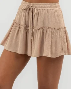 Bottoms*Mooloola Rory Skort Latte