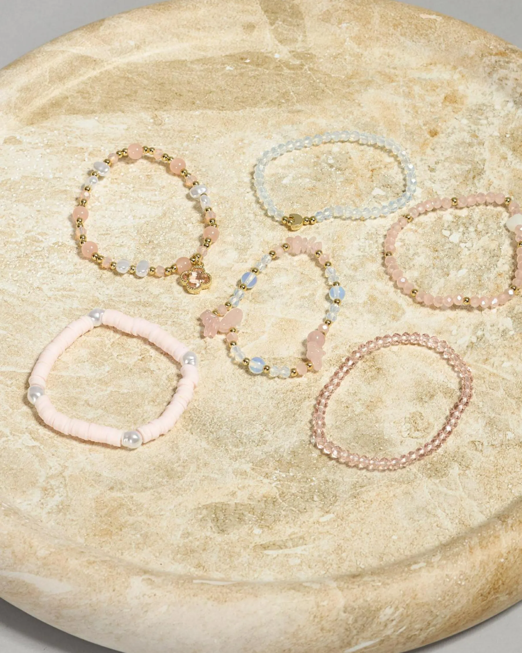 Jewelry|Jewelry*Karyn In LA Rosalie Wristband Pack Pink
