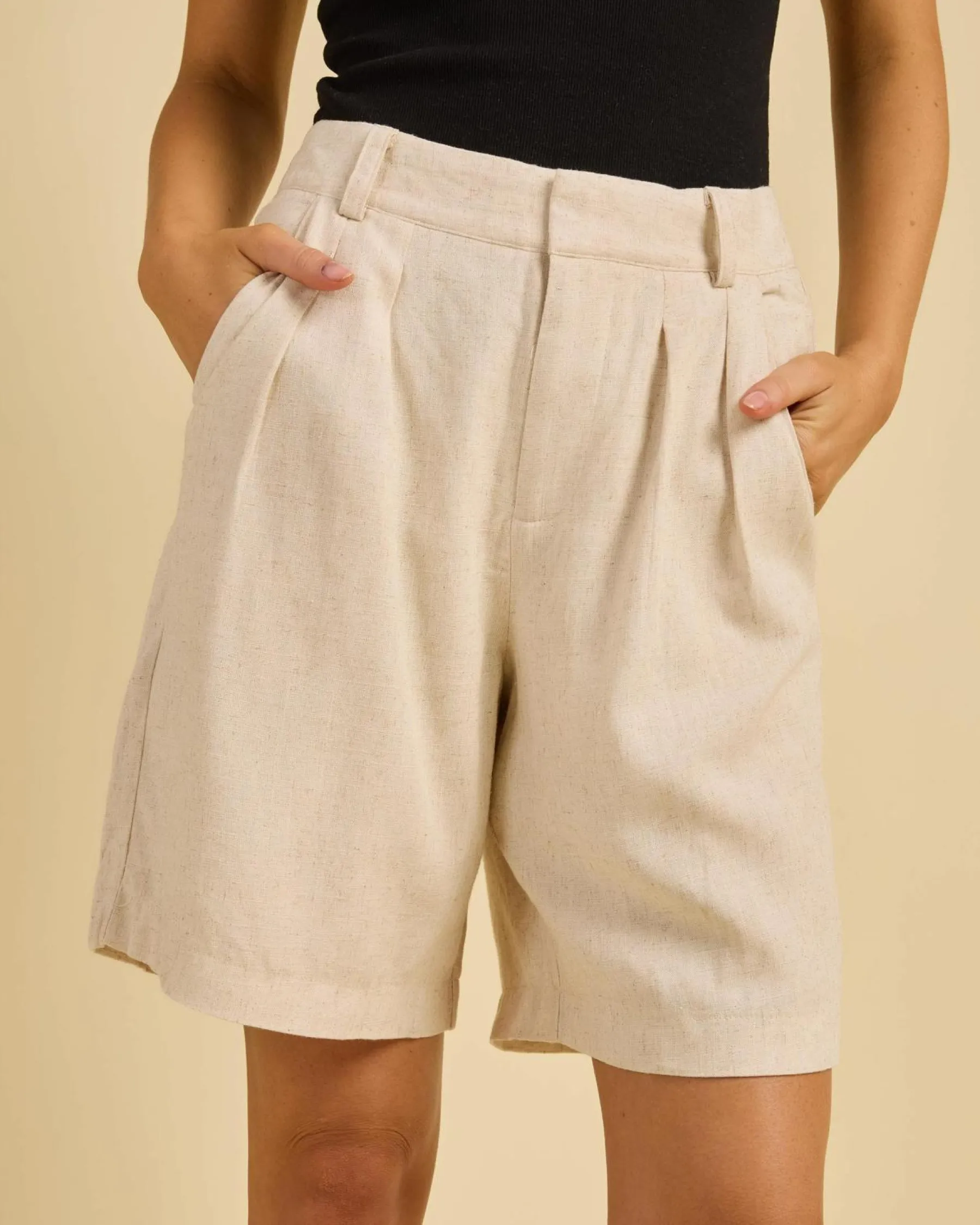 Sets|Bottoms*Mooloola Rose Vanessa Shorts Natural Marle