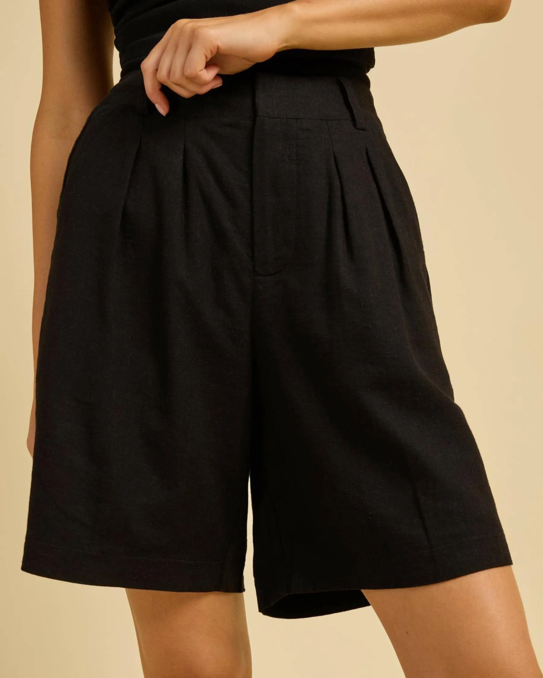 Sets|Bottoms*Mooloola Rose Vanessa Shorts Black