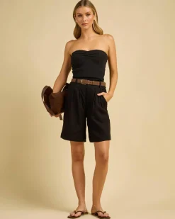 Sets|Bottoms*Mooloola Rose Vanessa Shorts Black