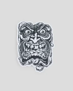 Gifts & Novelty*Santa Cruz Roskopp Destruct Face Sticker Black