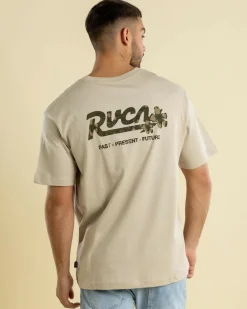 Tops & T-Shirts*RVCA Rover T-Shirt Light Khaki