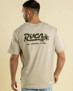 Tops & T-Shirts*RVCA Rover T-Shirt Light Khaki