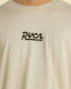 Tops & T-Shirts*RVCA Rover T-Shirt Light Khaki