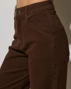 Denim|Bottoms*Country Denim Rowe Wide Leg Jeans Chocolate
