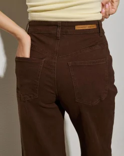 Denim|Bottoms*Country Denim Rowe Wide Leg Jeans Chocolate
