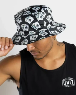Headwear*Lucid Royale Bucket Hat Black/multi