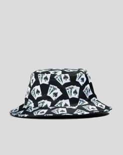 Headwear*Lucid Royale Bucket Hat Black/multi