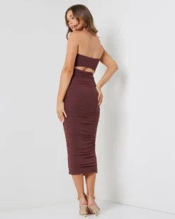Discount Rubiah Midi Dress Women Dresses