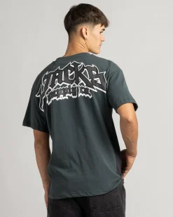 Tops & T-Shirts*Jacks Rugged T-Shirt Alpine/charcoal