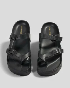 Sandals*Ava And Ever Rumer Slide Sandals Black