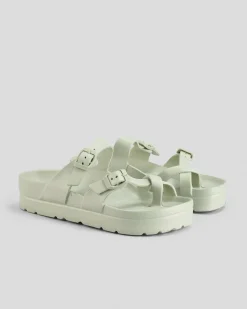 Sandals*Ava And Ever Rumer Slide Sandals Sage
