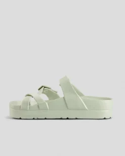 Sandals*Ava And Ever Rumer Slide Sandals Sage