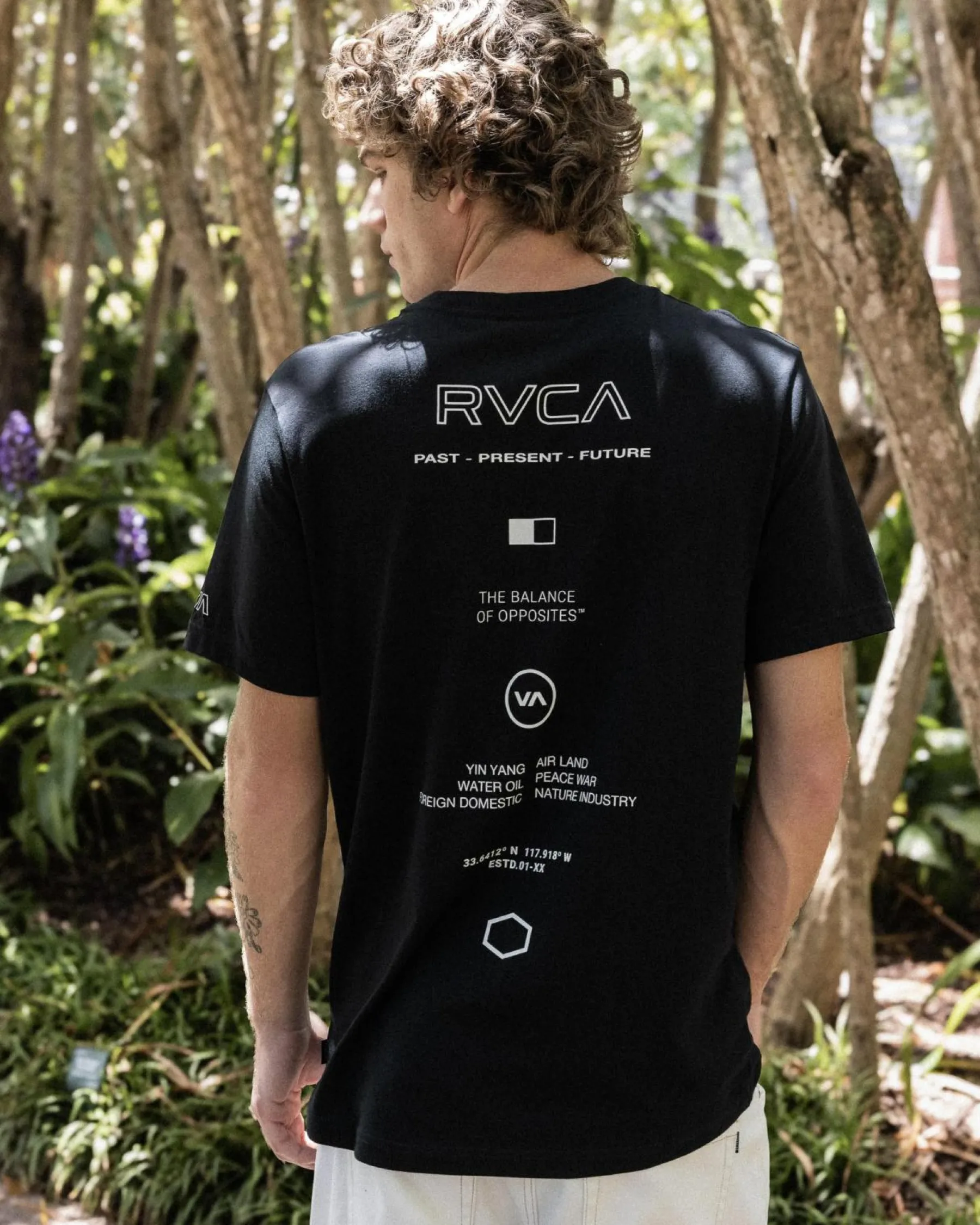 Tops & T-Shirts*RVCA Inline T-Shirt Rvca Black