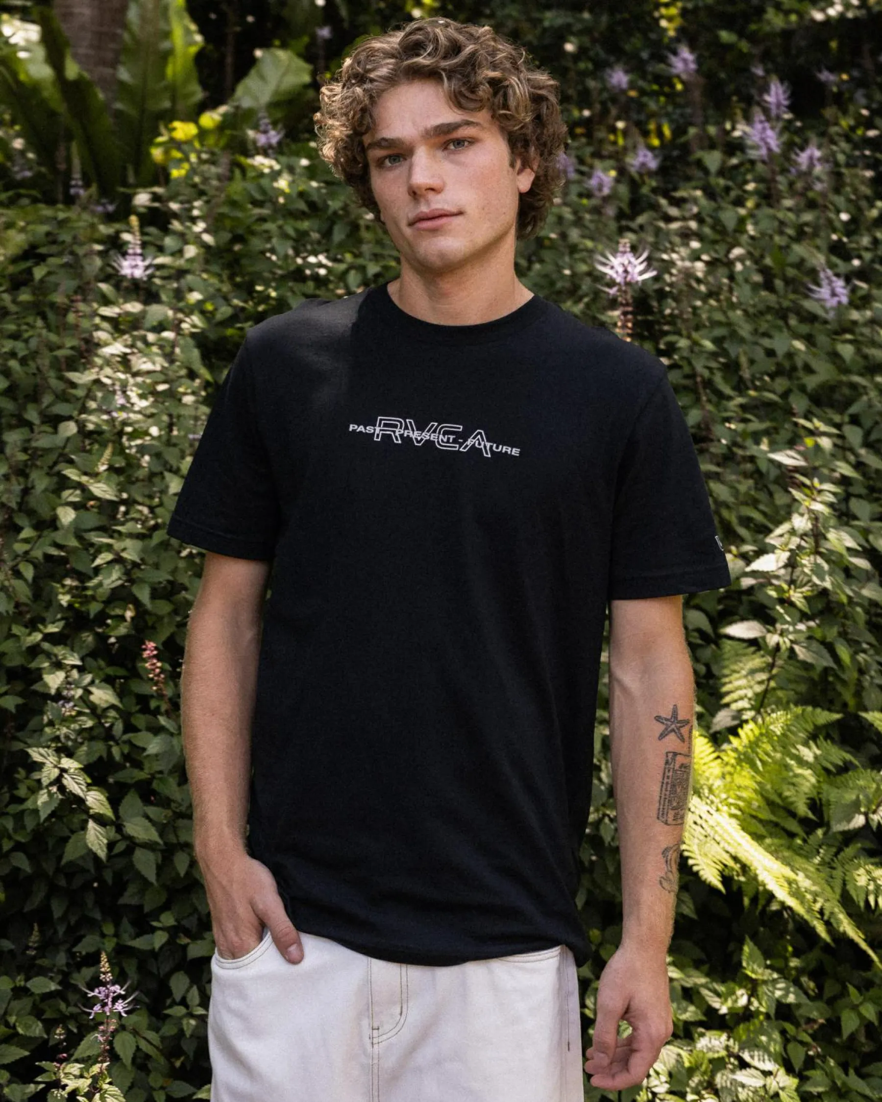 Tops & T-Shirts*RVCA Inline T-Shirt Rvca Black