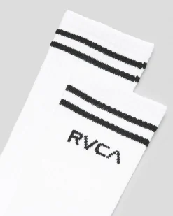 Socks*RVCA Union III Socks 5 Pack White