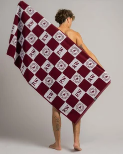 Beach Accessories & Towels*Ringers Western RW Check Towel Burgundy