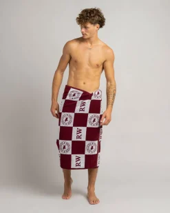 Beach Accessories & Towels*Ringers Western RW Check Towel Burgundy