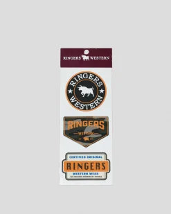 Gifts & Novelty|Gifts & Novelty*Ringers Western RW Logo Stickers 3 Pack Multi