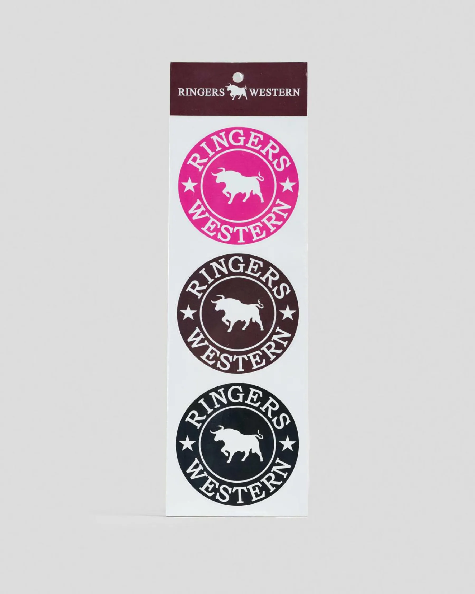 Gifts & Novelty|Gifts & Novelty*Ringers Western RW Small Round Stickers 3 Pack Multi
