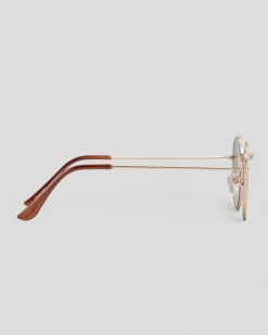 Sunglasses*Indie Eyewear Rylee Sunglasses Gold/gd Brn