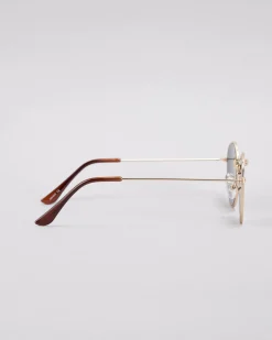 Sunglasses*Indie Eyewear Rylee Sunglasses Gold/smk