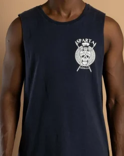 Activewear|Tops & T-Shirts*Sparta Sabre Muscle Tank Navy Acid