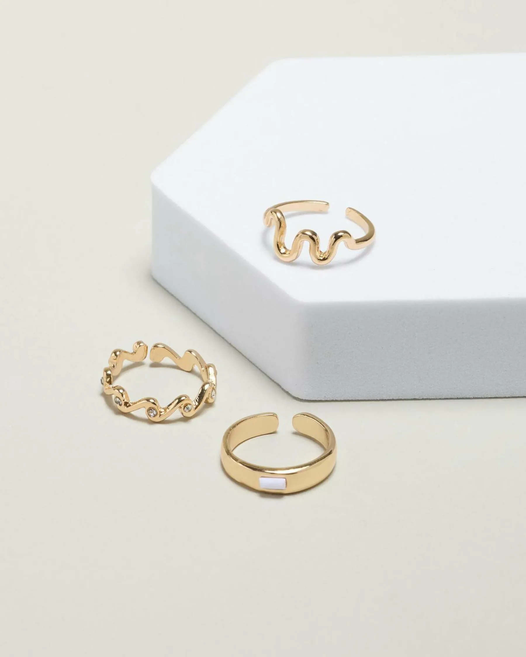 Jewelry*Karyn In LA Sabrina Toe Ring Pack Gold