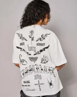 Sacrifice Street Oversized T-Shirt Women Tops