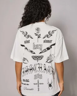 Sacrifice Street Oversized T-Shirt Women Tops