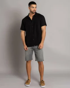 Tops & T-Shirts*Skylark Saga Short Sleeve Shirt Black