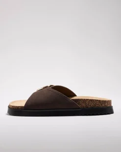 Sandals*Ava And Ever Sahara Slide Sandals Espresso