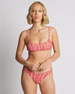 Hot Sahara Tie Dye Crop Bikini Top Women Bikinis