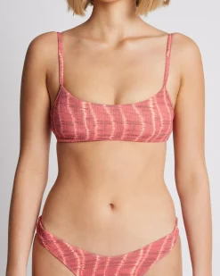 Hot Sahara Tie Dye Crop Bikini Top Women Bikinis