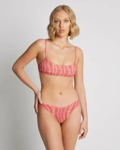 Best Sahara Tie Dye High Cut Bikini Bottom Women Bikinis