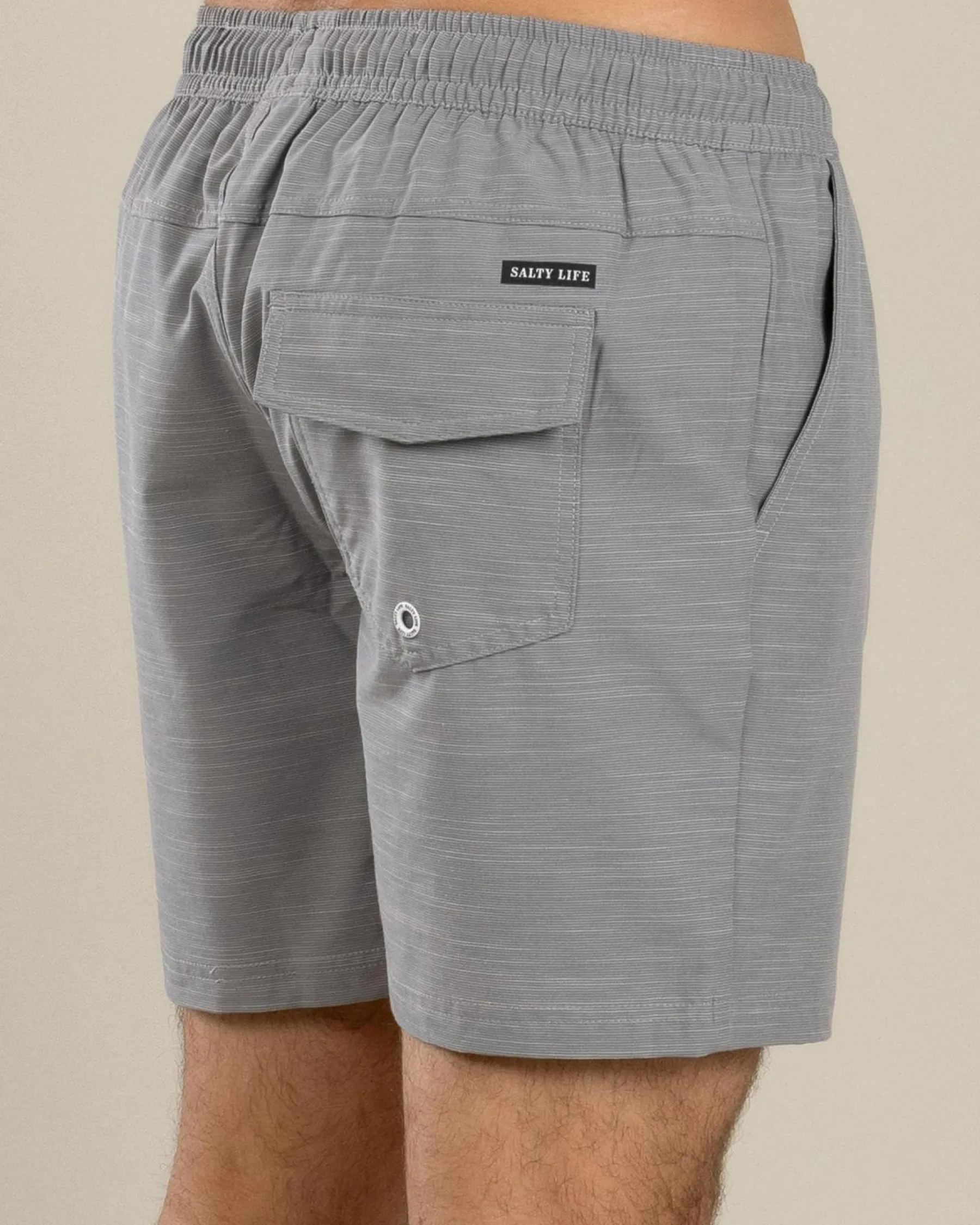 Shorts & Bottoms*Salty Life Sail Elastic Waist Shorts Grey