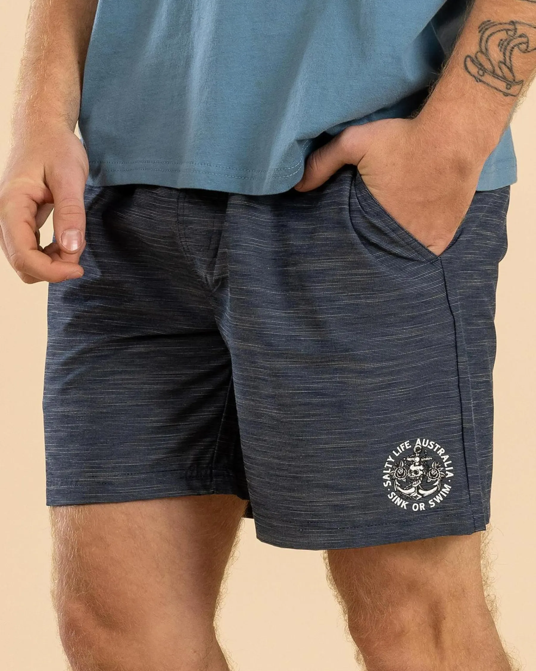 New Sail Elastic Waist Shorts Shorts & Bottoms