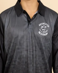 Tops & T-Shirts*The Mad Hueys Sailor Anchor Fishing Jersey Charcoal