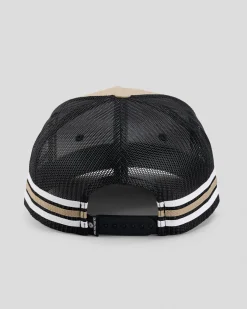 Headwear*The Mad Hueys Sailor Anchor Trucker Cap Tan