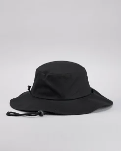Headwear*The Mad Hueys Sailor Anchor Wide Brim Hat Black