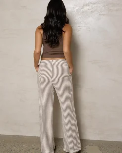 Outlet Sailor Pants Women Linen Blend|Bottoms