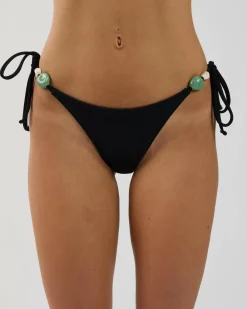 Bikinis*Kaiami Sakura Classic Tie Bikini Bottom Black