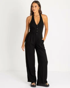 Playsuits & Jumpsuits*Mooloola Saly Vanessa Jumpsuit Black