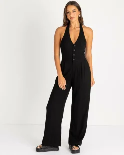 Playsuits & Jumpsuits*Mooloola Saly Vanessa Jumpsuit Black