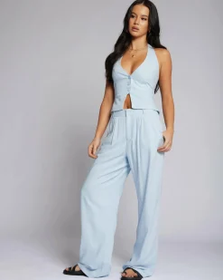 Sets|Tops*Mooloola Saly Vanessa Vest Top Light Blue