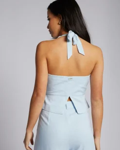 Sets|Tops*Mooloola Saly Vanessa Vest Top Light Blue