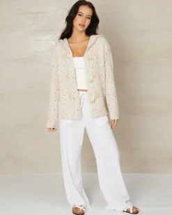 Knitwear|Jackets & Coats*Mooloola Sam Hooded Knit Cardigan Multi