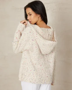 Knitwear|Jackets & Coats*Mooloola Sam Hooded Knit Cardigan Multi