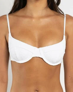 Bikinis*Rusty Sandalwood Balconette Bikini Top Bright White
